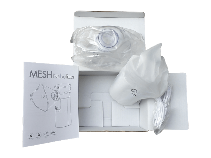 RJ-101B Nebulizador portátil recargable de malla para cuidados en el hogar